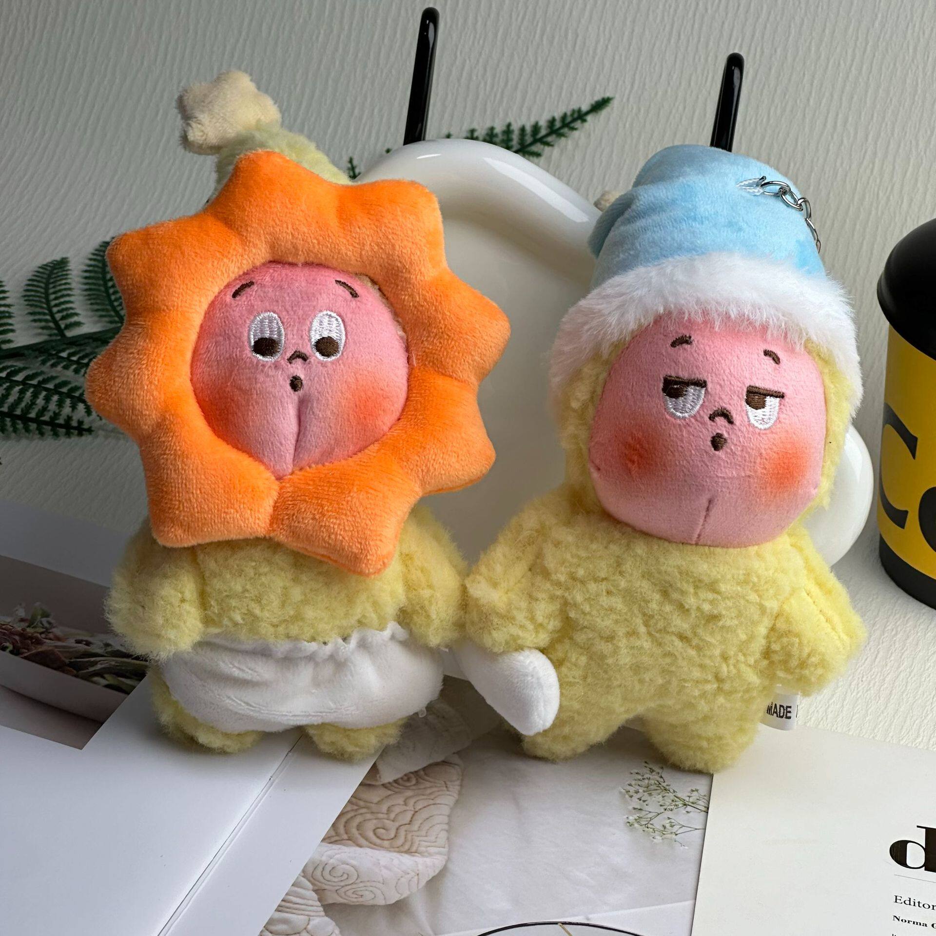 Internet Celebrity Star Series Plush Pendant Bubble Mat Star Plush Toy Doll Blind Box Figure