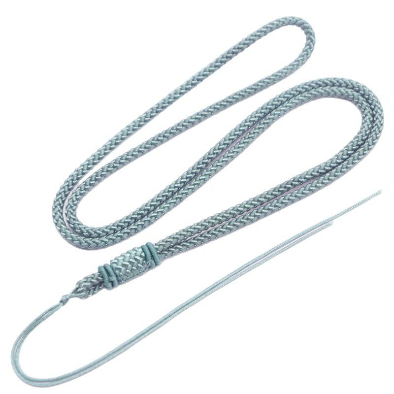 Factory direct supply simple jade diy woven jade lanyard beeswax necklace rope jewelry wholesale pendant lanyard