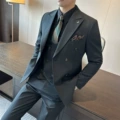 Dark green (suit + vest + suit pants)