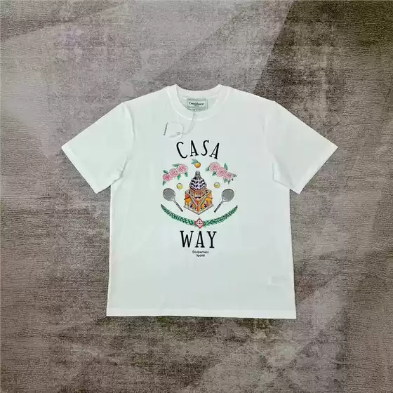 Digital Printing Independent Cbl Screen Short-Sleeved Shirt Anca Cross-Border Asa E-Commerce Casablanca t