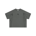Me patchwork short sleeves/dark gray