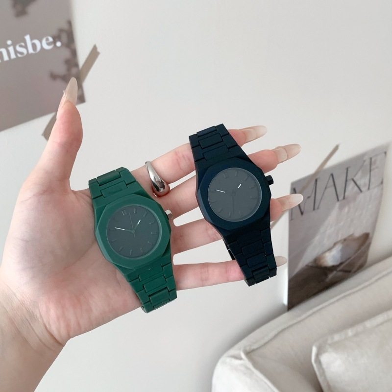 Pink Large Dial High-Value Chain Watch Fashion Trend High-End Temperament Quartz Watch for Girls Student Exam