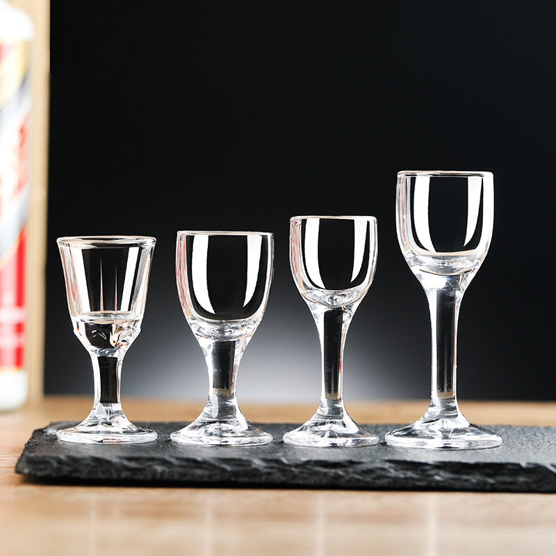 High-Footed Liquor Tasting Glasses, Bullet-Shaped Glasses, Liquor Glasses, Moutai Liquor Factory Decal Small Wine Glasses, Quality Wine Glasses