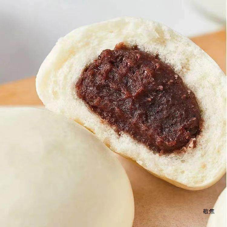 Miss milk yellow bean bag 1.5kg breakfast steamed buns frozen milk-flavored steamed buns family pack commercial wholesale instant food