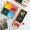 Creative Ceramic Snack Dish Restaurant ktv Dried Fruit Snack Dish Dish Household Seasoning Dish Hot Pot Seasoning Dish