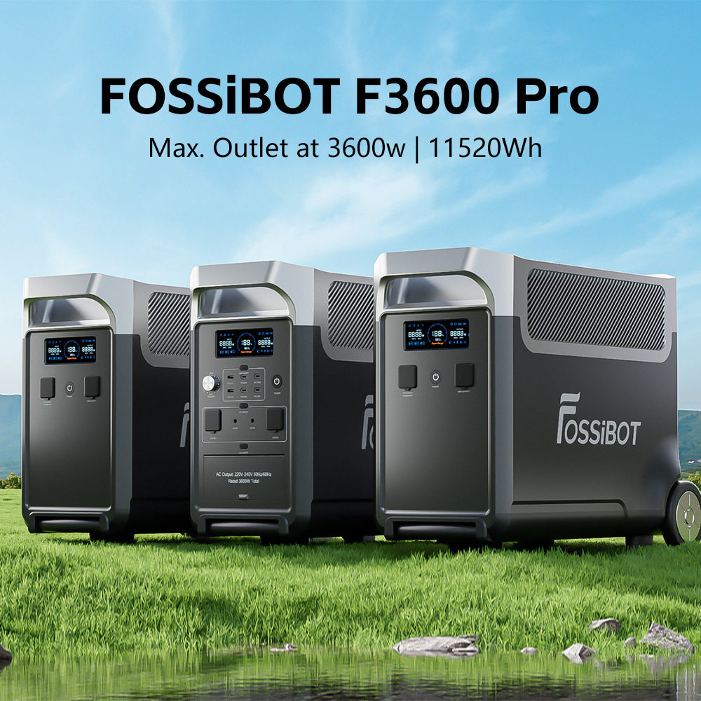 Портативный наружный накопитель энергии большой емкости FossibotF3600 Pro с пористым выходом поддерживает цельное распределение энергии