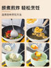 Double gun 304 stainless steel spatula household anti-scalding walnut handle soup spoon Colander wire leakage kitchenware set Wholesale