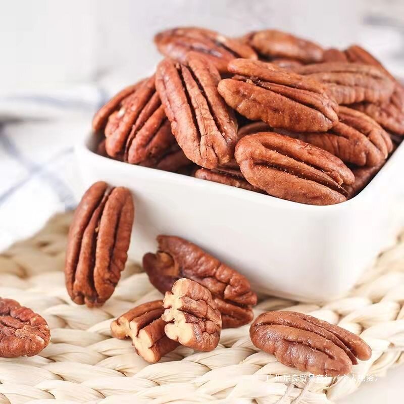 Pecan Nuts Bagged Net Content Pecan Longevity Fruit Shelled and Unshelled Nuts Dried Fruit Roasted Seeds and Nuts Snack Factory Wholesale