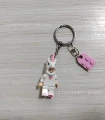 Unicorn (pink) + pink building blocks