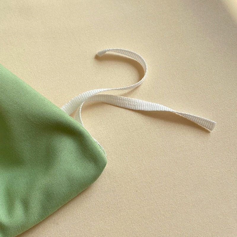 High-looking isn simple solid color washed cotton double-piece bed sheet student three or four-piece set naked sleeping double quilt cover wholesale