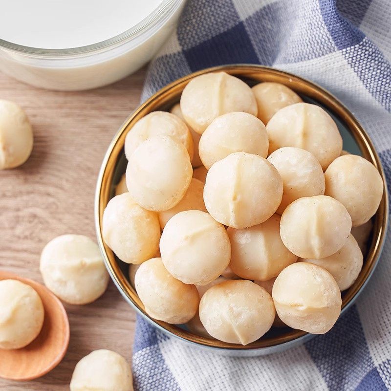 Hawaiian Macadamia Nuts Original Flavor Bagged Non-Dairy Dried Fruit Shell-Free Lazy Nuts Leisure Snacks Manufacturer Wholesale