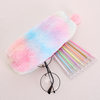 Girly Heart Gradient Color Cute Plush Creative Pen Bag Student Simple Storage Bag