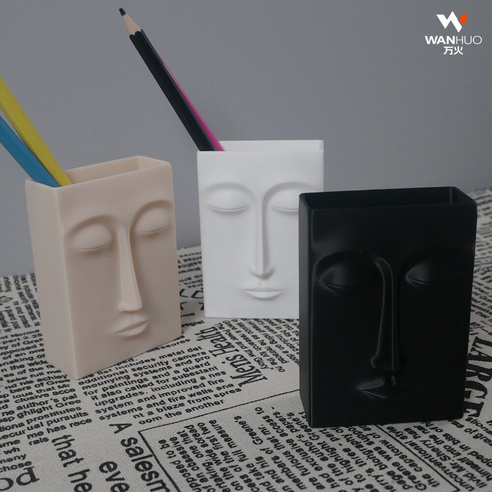 ハイエンドアートフェイス花瓶ソフト家具ホーム装飾装飾品クロス...