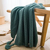 Ins Style Internet Celebrity Same Style Handmade Blanket Casual Lunch Break Office Tassel Sofa Blanket Simple Bed Flag Bed End Blanket