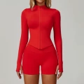 7725 jacket + 7790 shorts—big red
