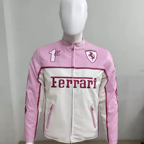 F1 Embroidered Jacket Wholesale Cross-Border Amazon Autumn and Winter Women's New Fashion Loose Long-Sleeved Retro American Style