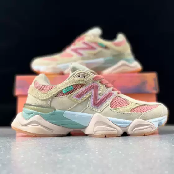High quality source NB9060 series retro height increasing thick soled dad shoes, men's and women's casual sports shoes, shock-absorbing running shoes