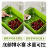 Multifunctional Household Kitchen Vegetable Washing Basket Fruit and Vegetable Storage Basket Cleaning Box Plastic Basin Vegetable Washing Basin Drain Basket