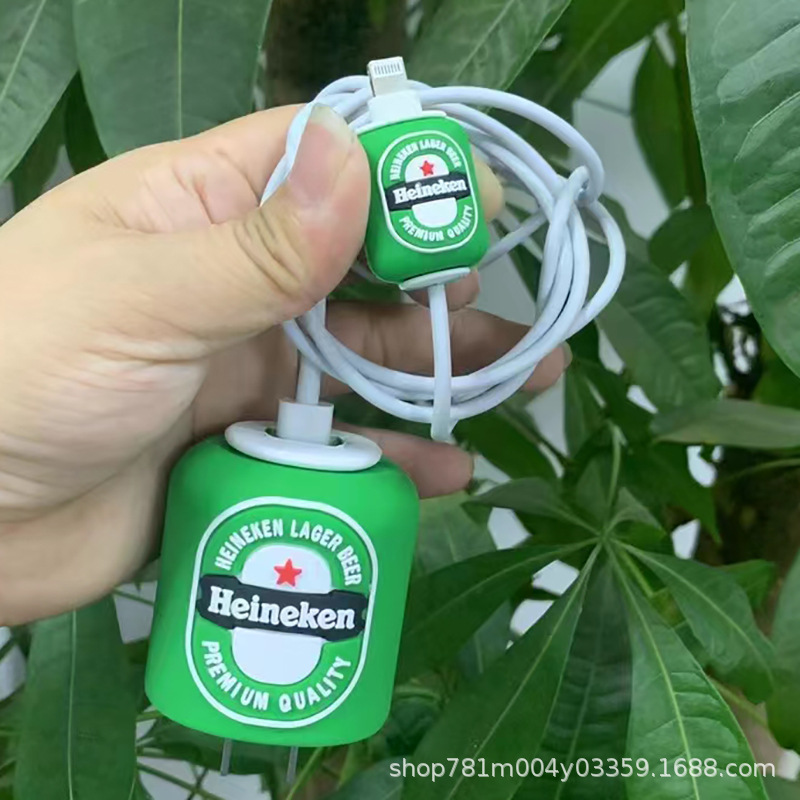 数据线保护套适用苹果充电器保护套芭芘充电头保护套充电线保护套