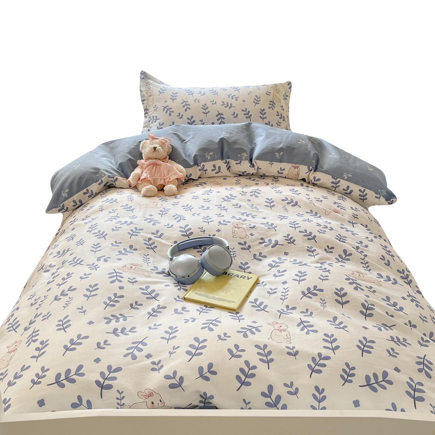 Ins Style Cotton Student Dormitory Bed Three-Piece Set Floral Four-Piece Set Pure Cotton Bed Bed Sheets Quilt Cover Bed Bed Sheets Wholesale