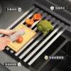 304 Stainless Steel Kitchen Sink Drain Rack Sink Dish Rack Dish Rack Foldableable Telescopic Drain Basket