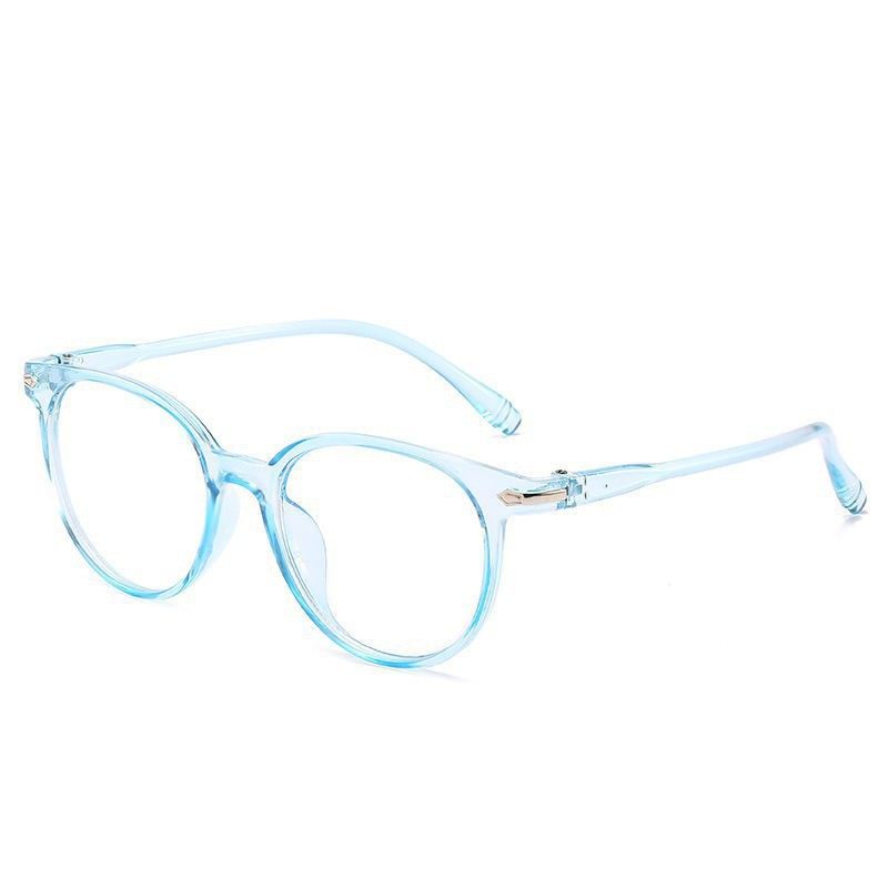 Cross-Border Hot-Selling New Korean-Style Fashion Eyeglass Frames, Personalized Non-Prescription Glasses, Transparent Jelly Color Retro Frame Glasses with a National Style