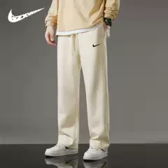 Men's Spring and Autumn New Pants Men's Loose Trendy Brand Trousers Sports Casual Pants Couple Style Student Leg-Tie Sweatpants Women