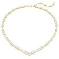 High-end - [gold] full diamond irregular necklace