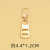24#Прямоугольник* золотой