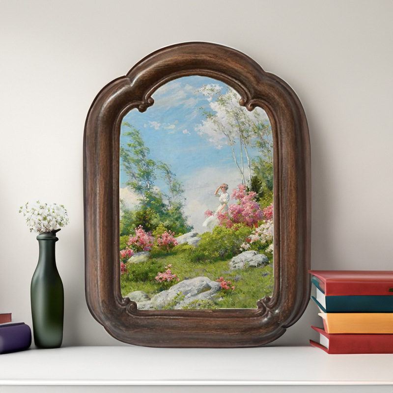 American style retro model room hallway background wall hanging frame resin photo frame combination Photo Wall