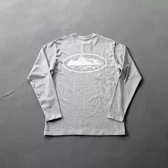 High-Quality Cross-Border Foreign Goods Hot-Selling Item Corteiz American Street Hip-Hop Trendy Brand Alcatraz Print Men's Long-Sleeve T-Shirt