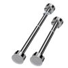 Telescopic Rod Clothes Drying Rod No-Drill Curtain Wardrobe Support Rod Bathroom Nail-Free Support Frame Retractable Shower Curtain Rod