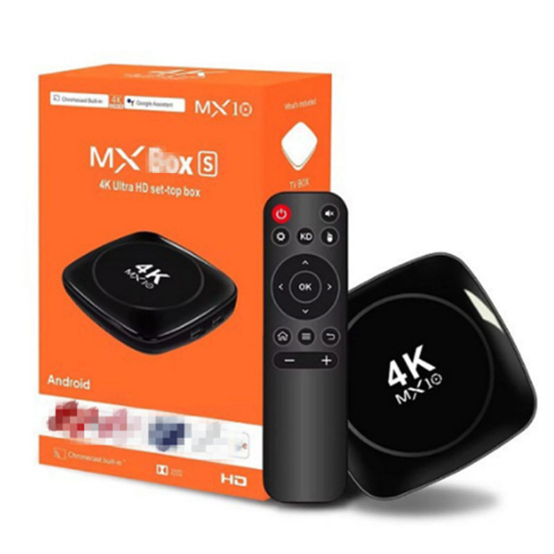MX10 4k Set Top Box AML905 Android 10 TV Box 4k HD WiFi Player TV BOX