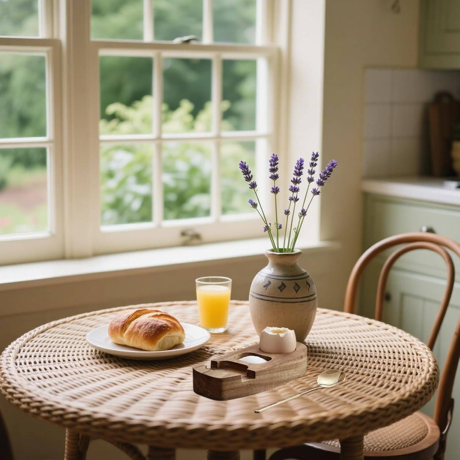 Cross-Border Household Wooden Egg Tray Creative Tableware Storage Desktop Egg Tray Storage Tray Dining Tableware Storage