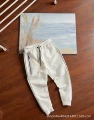 White and gray pants