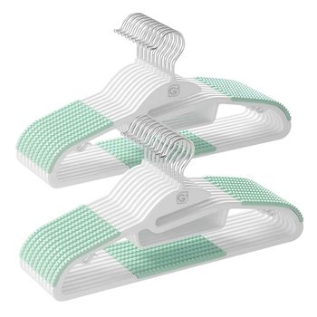 Abs Translucent Non-Slip Thickened and Reinforced Clothes Hanger for Home and Dormitory Use, Non-Slip, Traceless, Shoulder-Free, for Drying Clothes