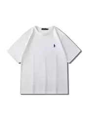 Cross-border foreign trade supply RL round neck short sleeve men's summer polo casual cotton T-shirt