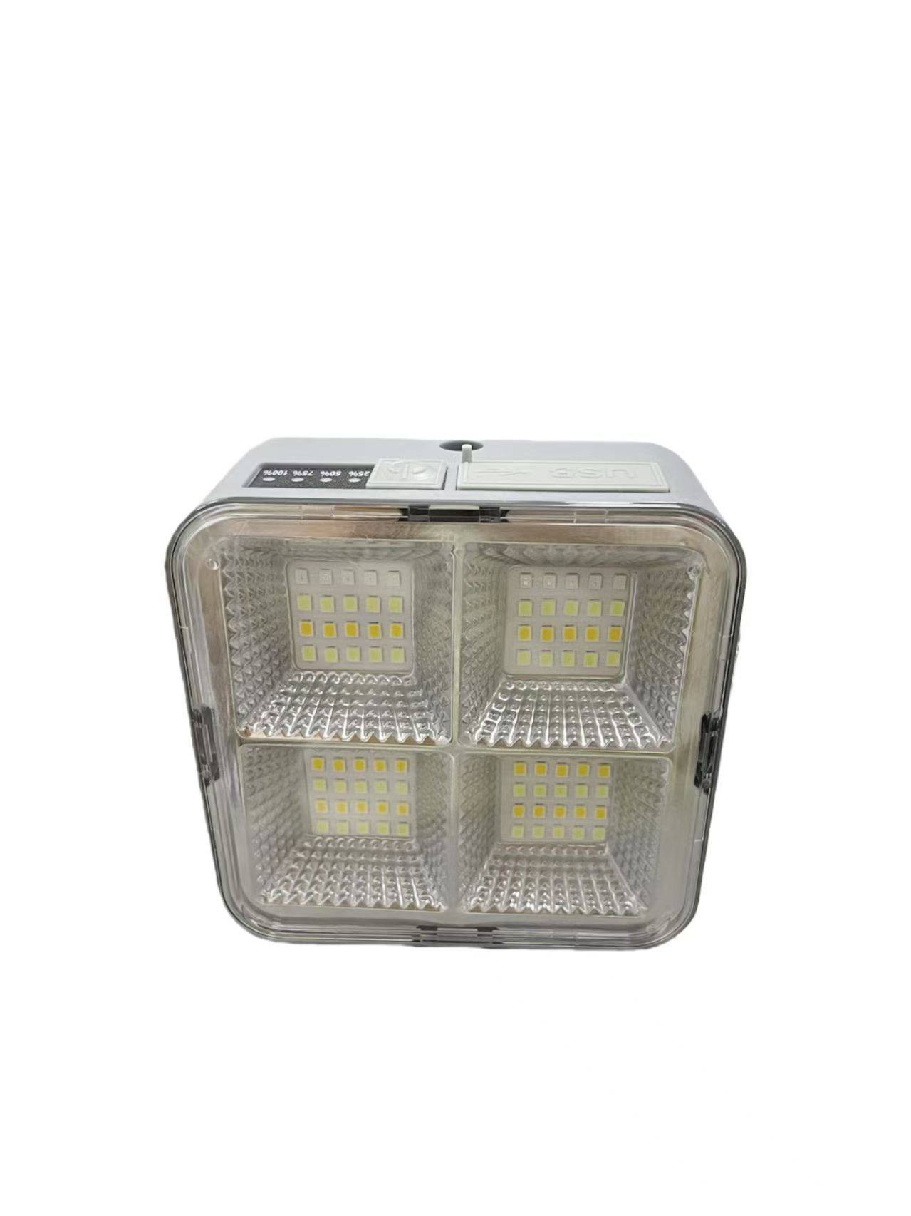 Global Cross-Border E-Commerce Preferred Multifunctional Detachable Battery Camping Lamp and Solar Portable Lamp Emergency Light