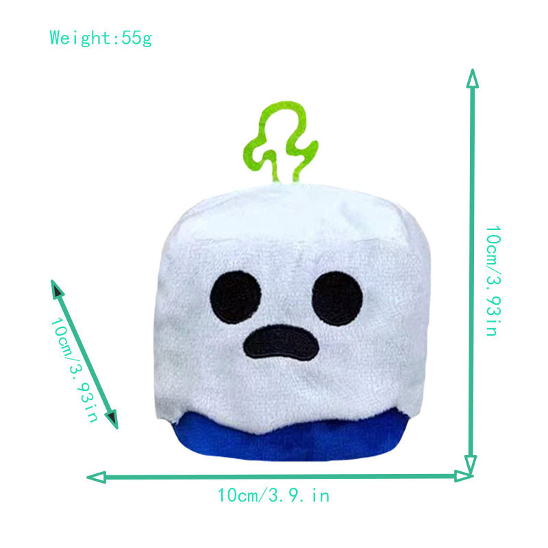 跨境新款恶魔果实玩具bloxfruits游戏周边毛绒公仔盒子动物玩偶