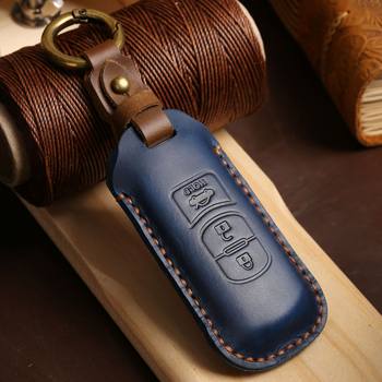 Suitable for Mazda key case horse 6 Angkesaila CX4 Atez CX30 leather car key protective cover