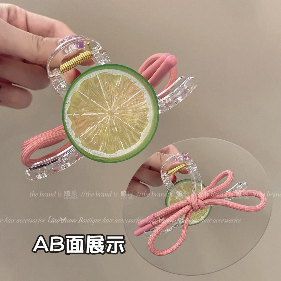 卡通动物狗狗猫咪抓夹高颜值五角星后脑勺盘发鲨鱼夹可爱发饰网红