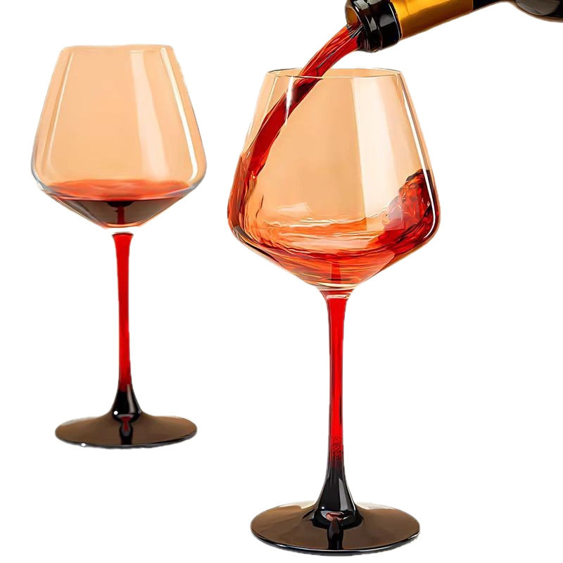 Red Wine Glass Burgundy Goblet Light Luxury Big Belly Glass Decanter Household Large Wine