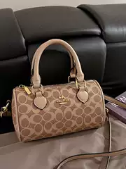 High Version New Style Retro Vintage Mini Classic Boston Women's Bag Shoulder Crossbody Handbag Pillow Bag