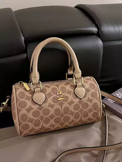 High Version New Style Retro Vintage Mini Classic Boston Women's Bag Shoulder Crossbody Handbag Pillow Bag