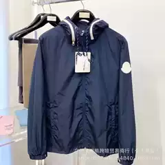 Trendy European and American Style Mon Full-Print Cler Velcro Hooded Jacket for Men and Women European and American Style