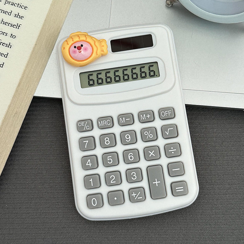 计算器创意可爱卡通学生办公文化用品高颜值迷你便携计算机批发