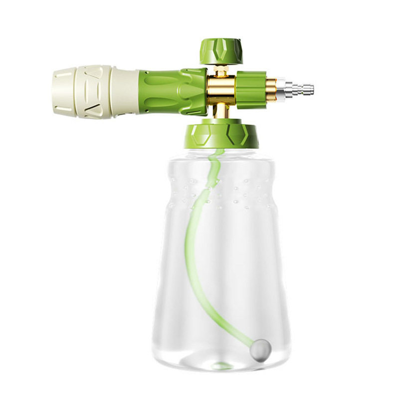 สั่งซื้อนำเข้า Cross-border ใหม่แรงดันสูงทำความสะอาดเครื่อง Matcha สีเขียว PA โฟมหม้อปืนฉีดน้ำแรงดันสูงล้างรถพิเศษโฟมสเปรย์ขวดสเปรย์ปืน จากจีน 1688 taobao alibaba tmall