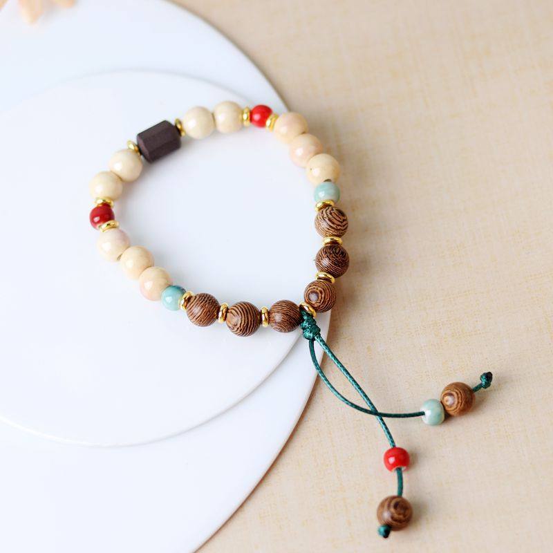 Factory supply national style retro bracelet new ceramic jewelry stall live direct supply new Chinese bracelet
