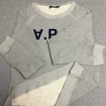 Gray (navy blue flocking)