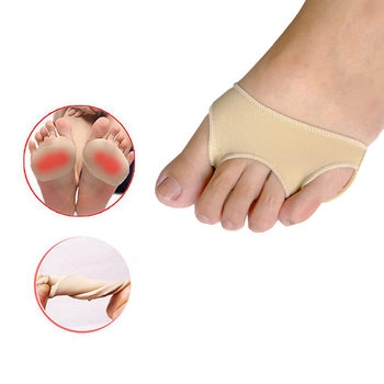 Silicone Forefoot Pad Lycra Breathable Sweat-Absorbing Non-Slip Half-Size Insoles Women High Heels Sleeve Forefoot Pad